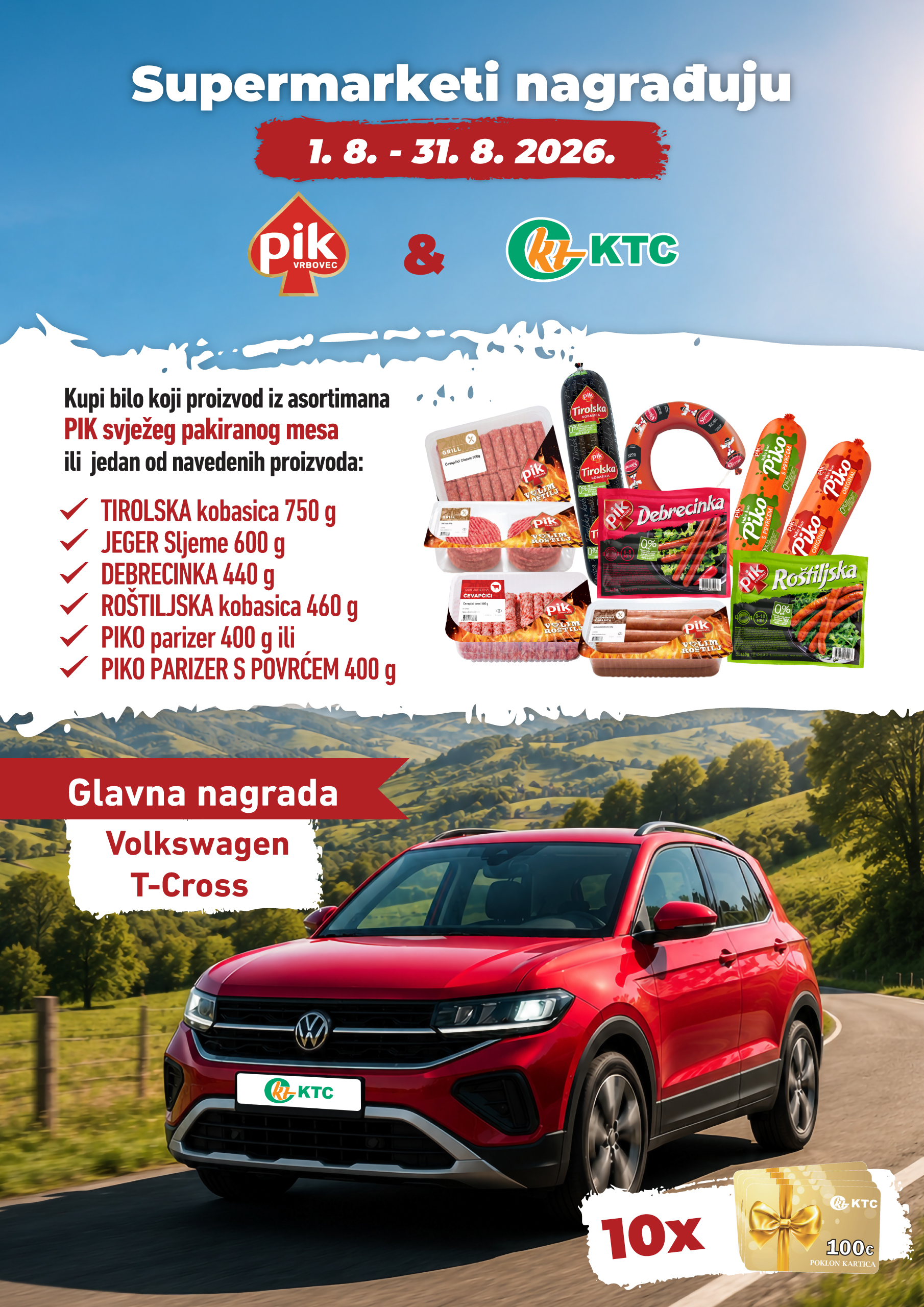 Nagradna igra PIK Vrbovec i KTC nagrađuju